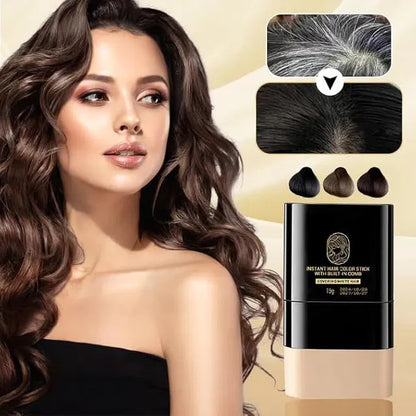Magic Instant Hair Color Stick with Built-in Comb