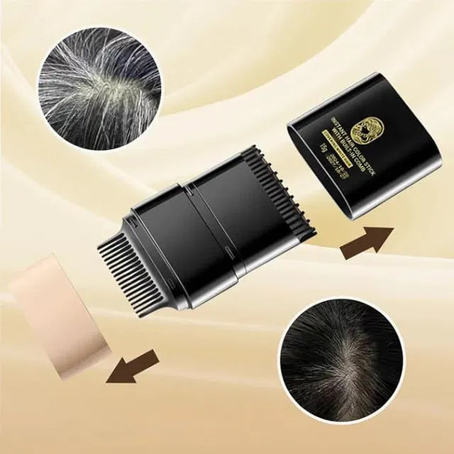 Magic Instant Hair Color Stick with Built-in Comb