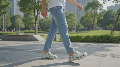 Clogs for Men (Green & White)