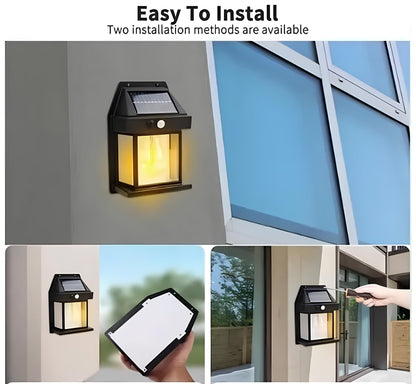 Solar Interaction Wall Lamp 3 Outdoor Motion Sensor